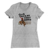 Actually This Is My First Rodeo Women's T-Shirt Heather Grey | Funny Shirt from Famous In Real Life