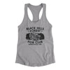 Black Hills Forest Film Club Women's Racerback Tank Heather Grey | Funny Shirt from Famous In Real Life