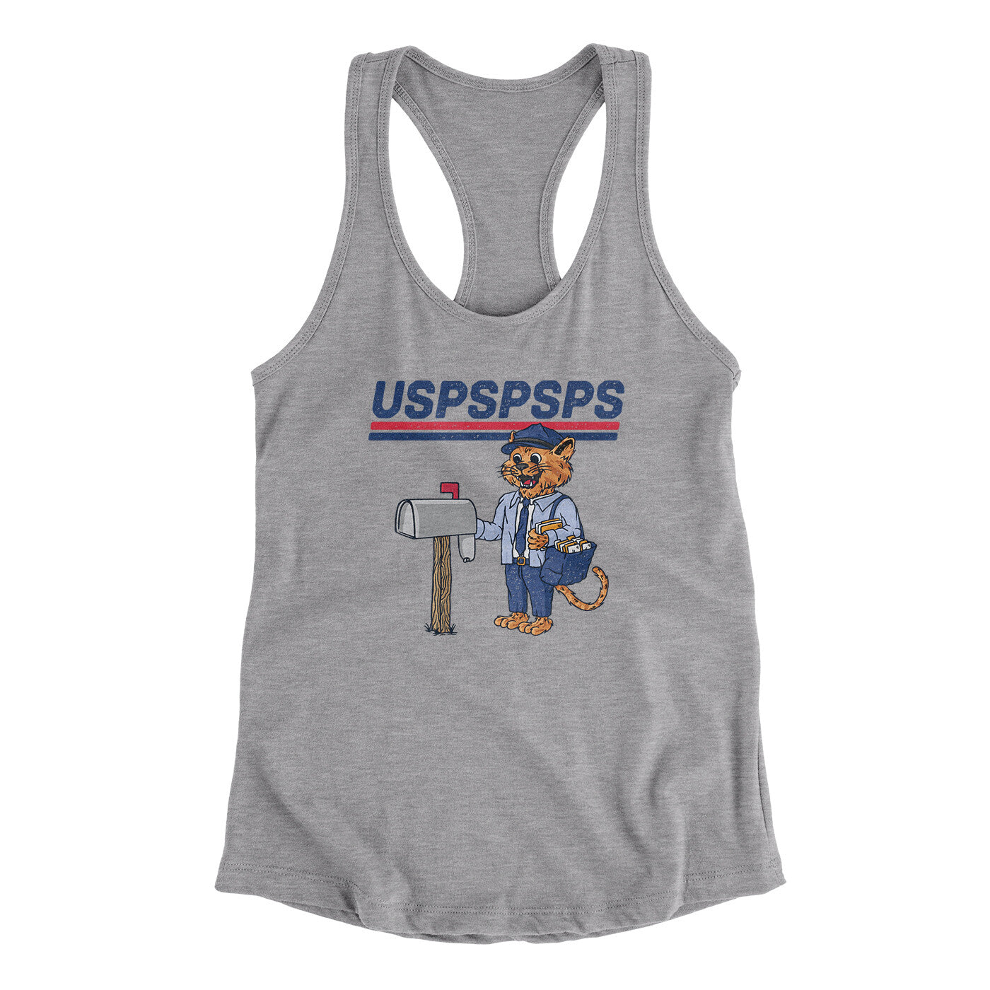 Uspspsps Women's Racerback Tank | Funny Shirt from Famous In Real Life