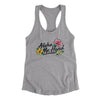 Aloha Mr. Hand Women's Racerback Tank Heather Grey | Funny Shirt from Famous In Real Life