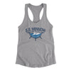 Ss Minnow Women's Racerback Tank Heather Grey | Funny Shirt from Famous In Real Life