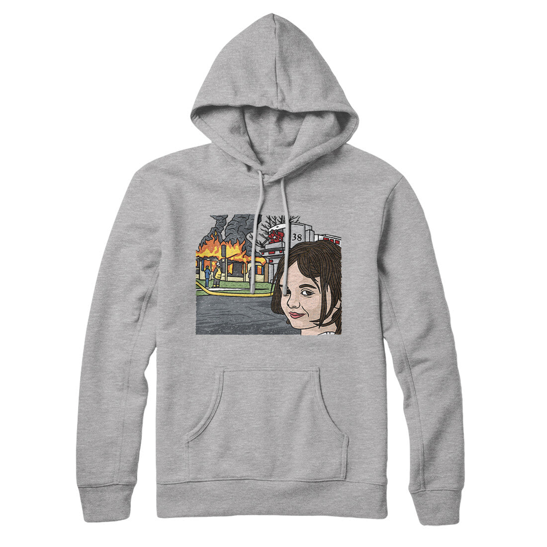 Disaster Girl Meme Hoodie | Funny Shirt from Famous In Real Life