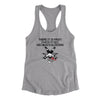 There It Is Mikey His Head Is Bleeding Women's Racerback Tank Heather Grey | Funny Shirt from Famous In Real Life