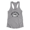 Let’s Eat Trash Women's Racerback Tank Heather Grey | Funny Shirt from Famous In Real Life