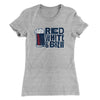 Red White And Brew Women's T-Shirt Heather Grey | Funny Shirt from Famous In Real Life