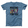 Rooting For You Men/Unisex T-Shirt Heather Indigo | Funny Shirt from Famous In Real Life