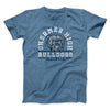 Shermer High Bulldogs Men/Unisex T-Shirt Heather Indigo | Funny Shirt from Famous In Real Life