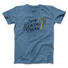 Stop Looking At Me Swan Men/Unisex T-Shirt Heather Indigo | Funny Shirt from Famous In Real Life