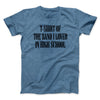 T-Shirt Of The Band I Loved In High School Men/Unisex T-Shirt Heather Indigo | Funny Shirt from Famous In Real Life