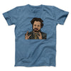 Alien Guy Meme Men/Unisex T-Shirt Heather Indigo | Funny Shirt from Famous In Real Life