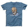 Hide The Pain Harold Funny Men/Unisex T-Shirt Heather Indigo | Funny Shirt from Famous In Real Life