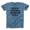 Negative Ghostrider The Pattern Is Full Men/Unisex T-Shirt Heather Indigo | Funny Shirt from Famous In Real Life