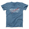 Houston I Have So Many Problems Funny Men/Unisex T-Shirt Heather Indigo | Funny Shirt from Famous In Real Life