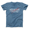 Houston I Have So Many Problems Men/Unisex T-Shirt Heather Indigo | Funny Shirt from Famous In Real Life