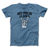 No Prob Llama Men/Unisex T-Shirt Heather Indigo | Funny Shirt from Famous In Real Life