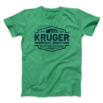 Kruger Industrial Smoothing Men/Unisex T-Shirt Heather Irish Green | Funny Shirt from Famous In Real Life