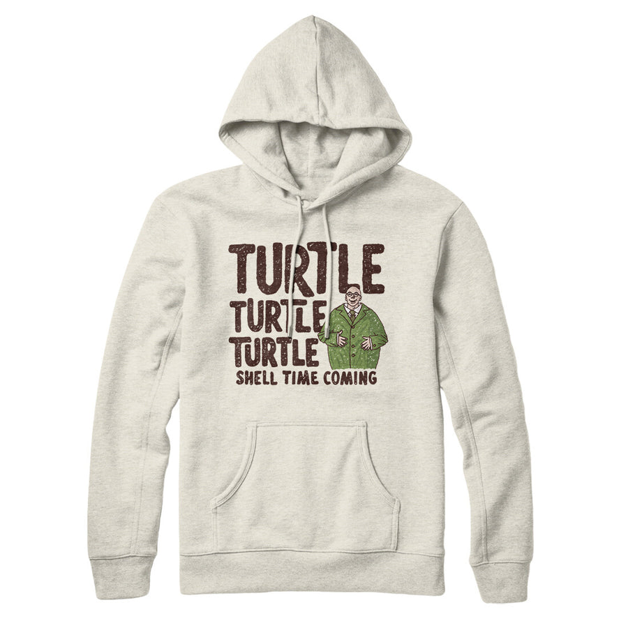 Turtle Turtle Turtle Hoodie Heather Oatmeal | Funny Shirt from Famous In Real Life