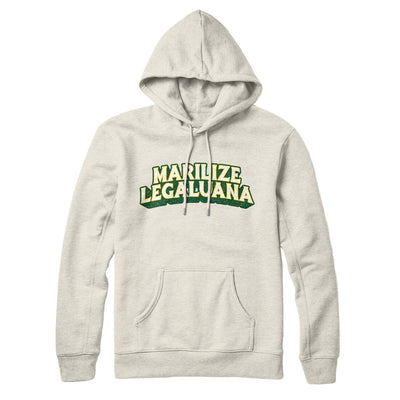 Marilize Legaluana Hoodie Heather Oatmeal | Funny Shirt from Famous In Real Life