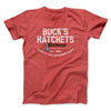 Buck’s Hatchets Funny Movie Men/Unisex T-Shirt Heather Red | Funny Shirt from Famous In Real Life