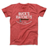Buck’s Hatchets Men/Unisex T-Shirt Heather Red | Funny Shirt from Famous In Real Life