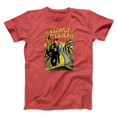 The Cabinet Of Dr Caligari Funny Movie Men/Unisex T-Shirt Heather Red | Funny Shirt from Famous In Real Life