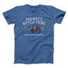 Peewee Bicycle Tours Men/Unisex T-Shirt Heather Royal | Funny Shirt from Famous In Real Life