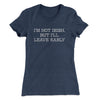 I’m Not Irish But I’ll Leave Early Women's T-Shirt Indigo | Funny Shirt from Famous In Real Life