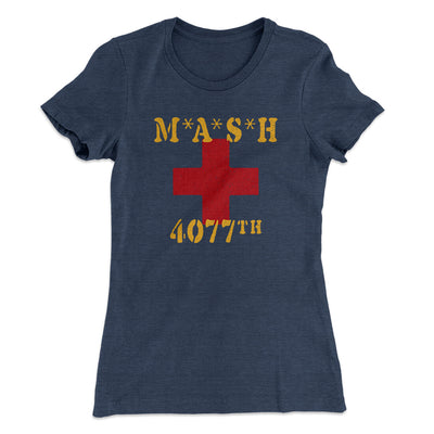 Mash 4077Th Women's T-Shirt Indigo | Funny Shirt from Famous In Real Life