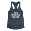 T-Shirt Of The Band I Loved In High School Women's Racerback Tank Indigo | Funny Shirt from Famous In Real Life