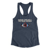 Make Orwell Fiction Again Women's Racerback Tank Indigo | Funny Shirt from Famous In Real Life