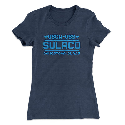 Uss Sulaco Women's T-Shirt Indigo | Funny Shirt from Famous In Real Life
