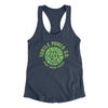 Turtle Power Co. Women's Racerback Tank Indigo | Funny Shirt from Famous In Real Life