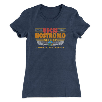 Uscss Nostromo Women's T-Shirt Indigo | Funny Shirt from Famous In Real Life