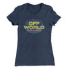 Off World Colonies Women's T-Shirt Indigo | Funny Shirt from Famous In Real Life