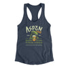 Aspen Beer Women's Racerback Tank Indigo | Funny Shirt from Famous In Real Life