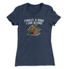 Finally A Home I Can Afford Women's T-Shirt Indigo | Funny Shirt from Famous In Real Life