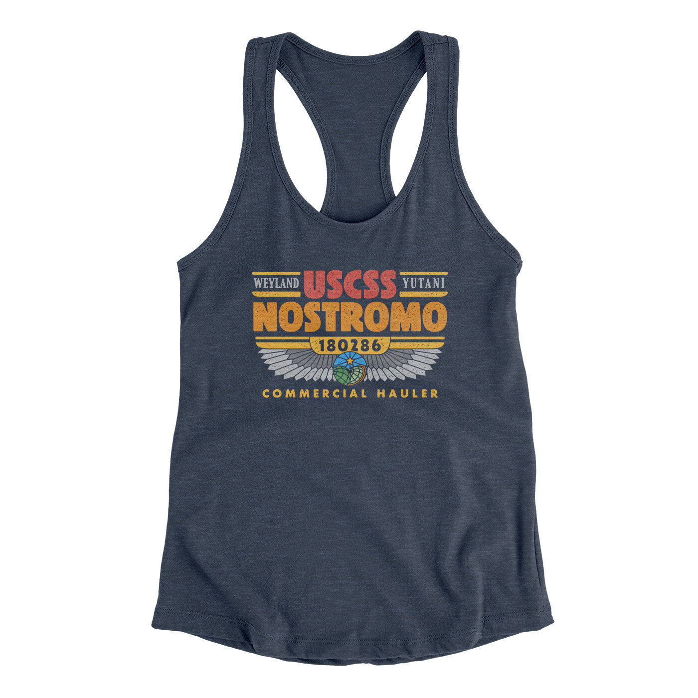 Uscss Nostromo Women's Racerback Tank | Funny Shirt from Famous In Real Life