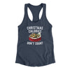 Christmas Calories Don’t Count Women's Racerback Tank Indigo | Funny Shirt from Famous In Real Life