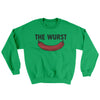 The Wurst Ugly Sweater Irish Green | Funny Shirt from Famous In Real Life