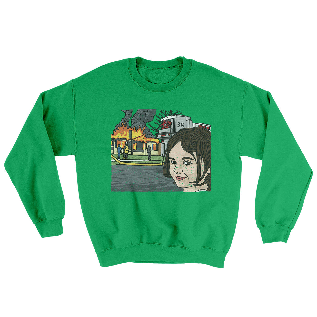 Disaster Girl Meme Ugly Sweater | Funny Shirt from Famous In Real Life