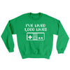 I’ve Lived 1000 Lives Ugly Sweater Irish Green | Funny Shirt from Famous In Real Life