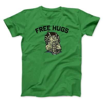 Free Hugs Facehugger Men/Unisex T-Shirt Irish Green | Funny Shirt from Famous In Real Life