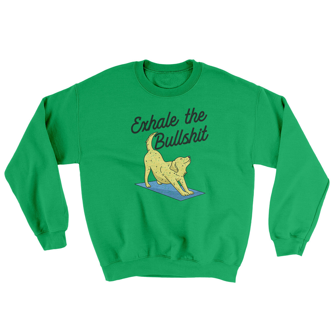 Exhale The Bullshit Ugly Sweater | Funny Shirt from Famous In Real Life