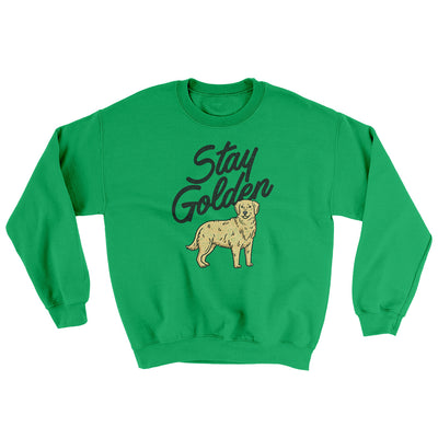 Stay Golden Ugly Sweater Irish Green | Funny Shirt from Famous In Real Life