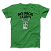 No Prob Llama Men/Unisex T-Shirt Irish Green | Funny Shirt from Famous In Real Life