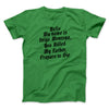 Hello My Name Is Inigo Montoya Funny Movie Men/Unisex T-Shirt Irish Green | Funny Shirt from Famous In Real Life