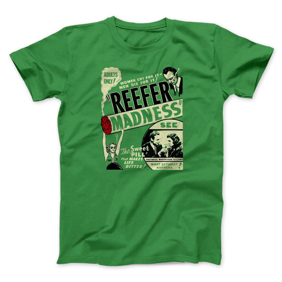 Reefer Madness Funny Movie Men/Unisex T-Shirt | Funny Shirt from Famous In Real Life