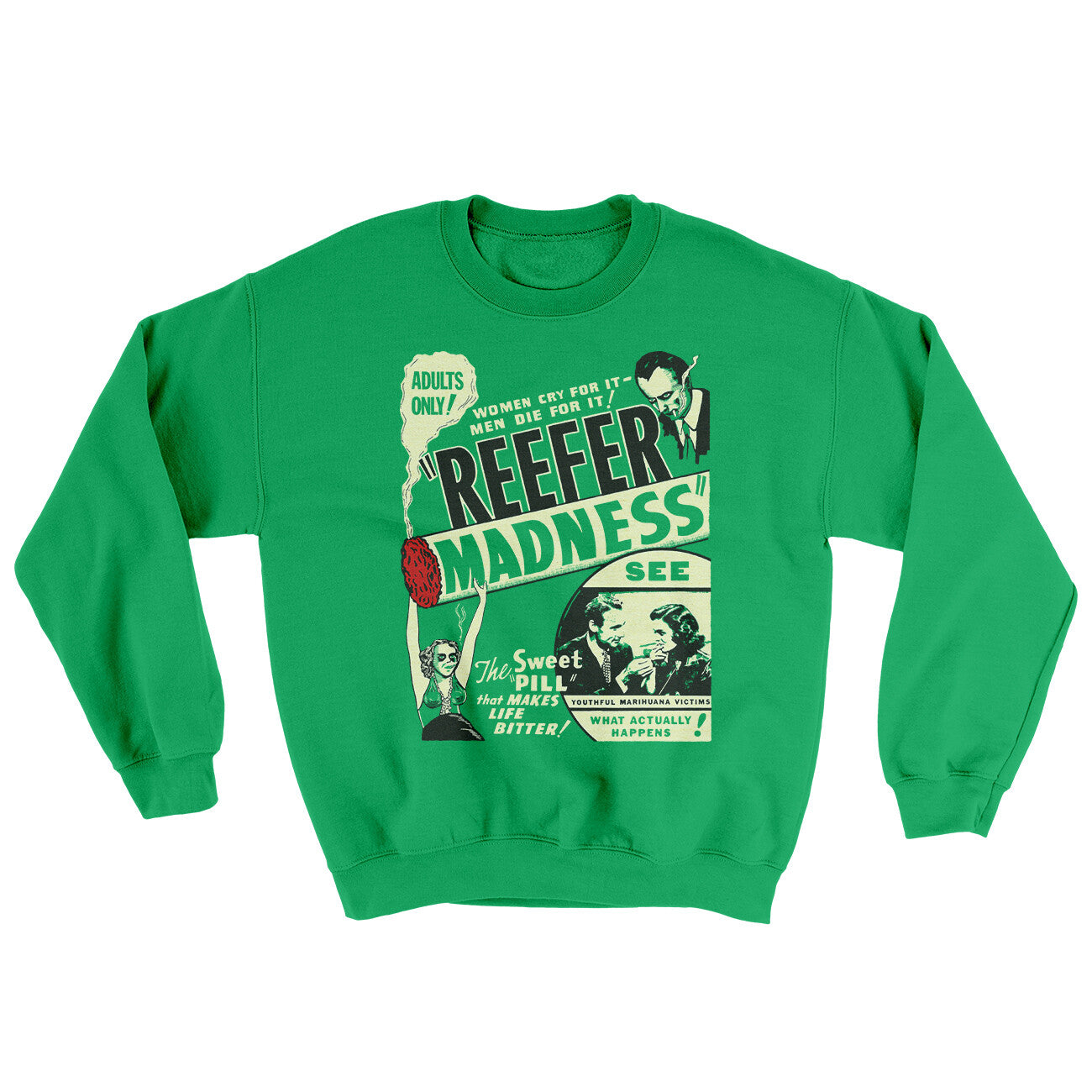Reefer Madness Ugly Sweater | Funny Shirt from Famous In Real Life