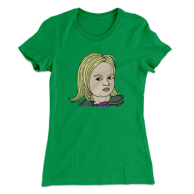 Side Eye Chloe Meme Funny Women's T-Shirt Kelly Green | Funny Shirt from Famous In Real Life