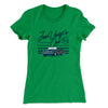 Jon Voight's Car Women's T-Shirt Kelly Green | Funny Shirt from Famous In Real Life